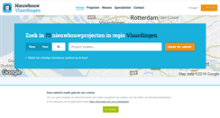 Desktop Screenshot of nieuwbouw-vlaardingen.nl
